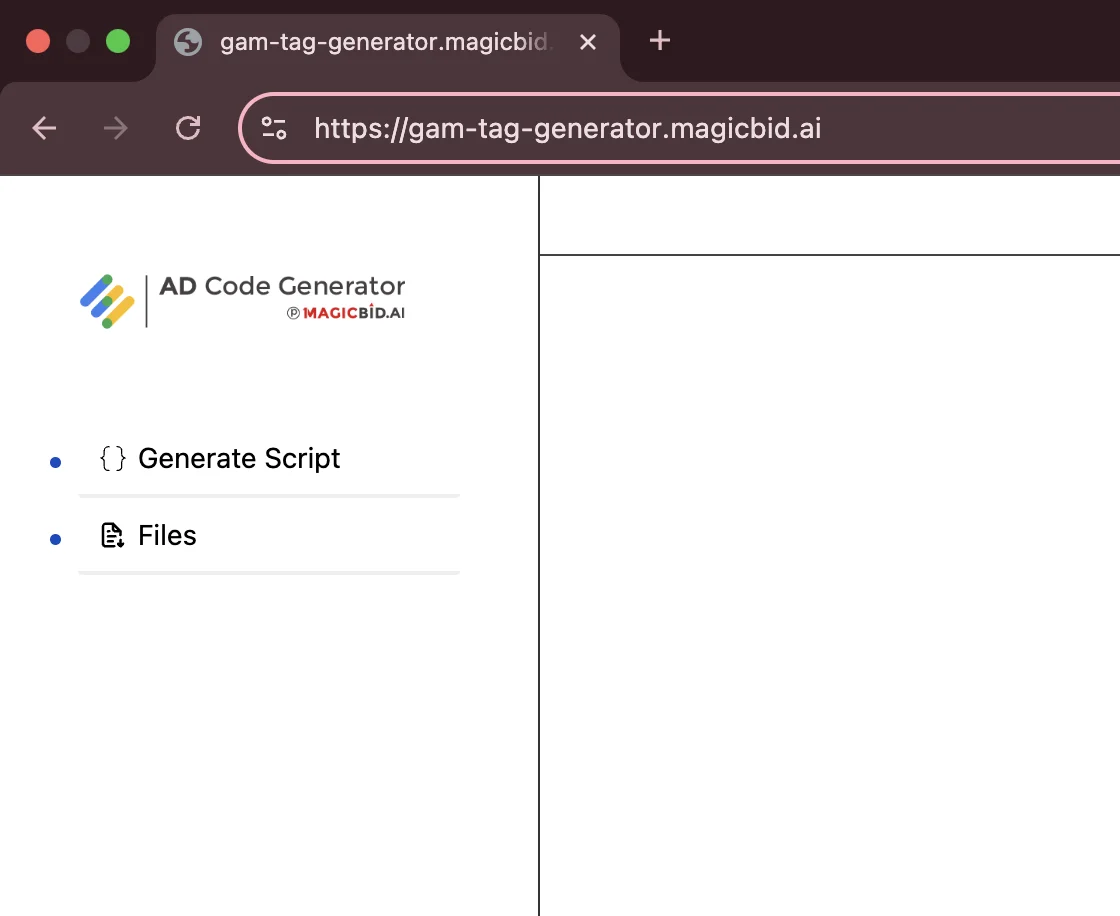 GAM Tag Generator Preview
